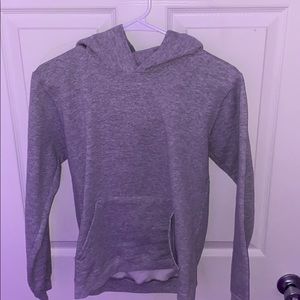 Kids plain grey hoodie